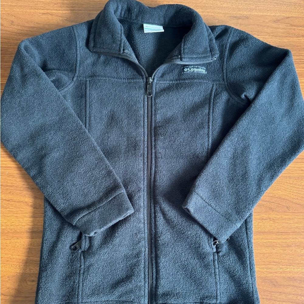 Columbia Youth Fleece Zip-Up Black Size M